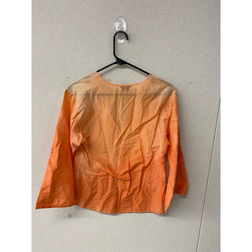 Theory Top Orange V Neck Size P/TP